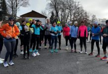 Läufer unterstützen die Spendenaktion der Kinderherzen Stiftung