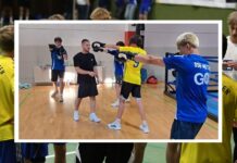 Beim Champion Box-Training für Mettens Handball-Junioren